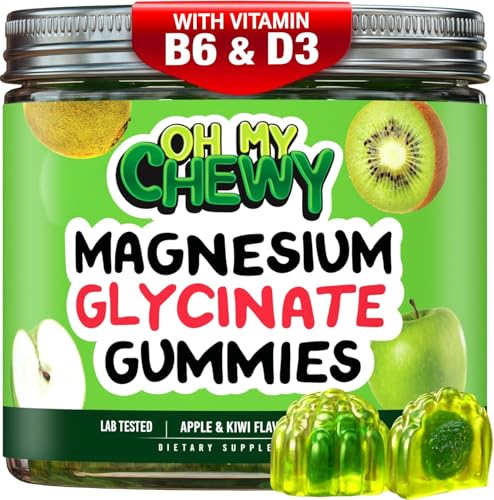 Magnesium Glycinate Gummies Supplement - Support for Sleep Calm Relax