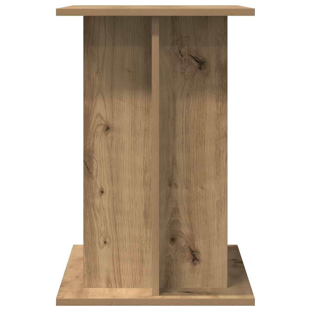 Soporte para acuario, madera de roble Artisan, 120 x 40 x 60 cm, estable, resistente, con almacenamiento, estantería y armario inferior para acuario, terrario, accesorios para peces