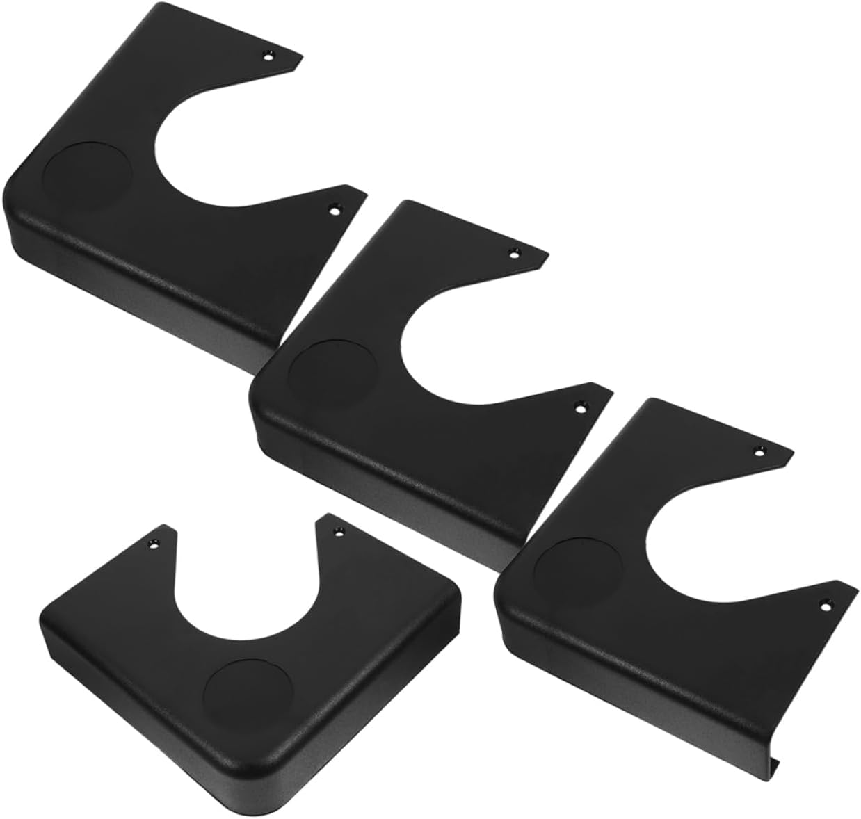 Happyyami 4pcs Billiard Table Accessories Corner Bumper Guards Pool Table Corner Plate