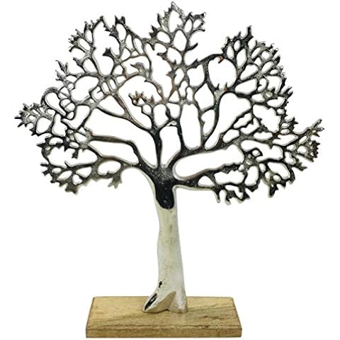 Geko Large Silver Tree Ornament 42cm Cover