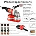 Industrial 2800W Concrete Grinding and Polishing Machine, 3-Head Electric Diamond Grinder with 8” Coverage, 6 Adjustable Speeds, for Professional Concrete, Stone, Marble, and Metal 02