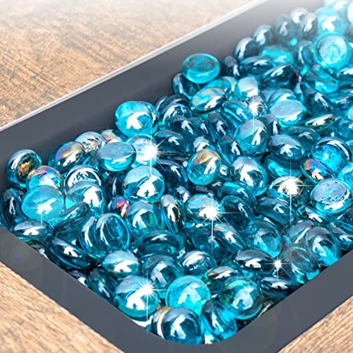 Gaspro 30-Pound Fire Glass Beads - 1/2-Inch Luster Fire Glass For Fireplace, Fire Pit, Endless Summer Fire Pit Table, Outland Living Fire Pit Table，Bond Canyon Fire Pit Table And More #TOP1