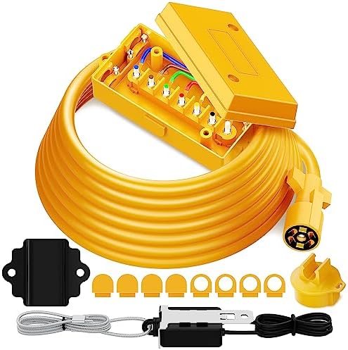 Câble Alimentation Caravane Câble Remorque 4 M - Fiche 7 Broches