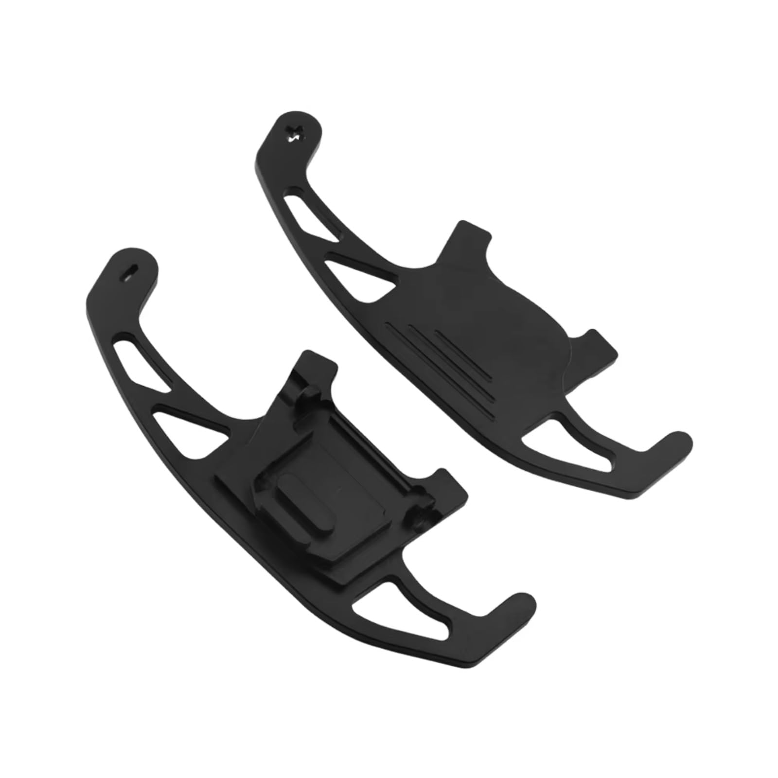 Ztguioq Black Paddle Shifter Extensions Compatible With Vw For Golf 7 For Gti R For Gte For Gtd For Tiguan Car Steering Wheel Shift Paddles Extension Shifters Accessories(Black)