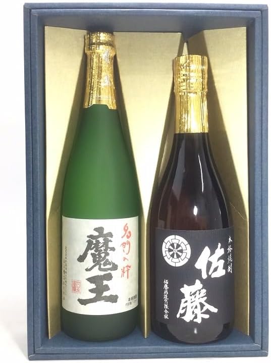 魔王 720ml 佐藤 黒 720ml 人気いも焼酎2本 ギフト箱入り 焼酎 佐藤 黒