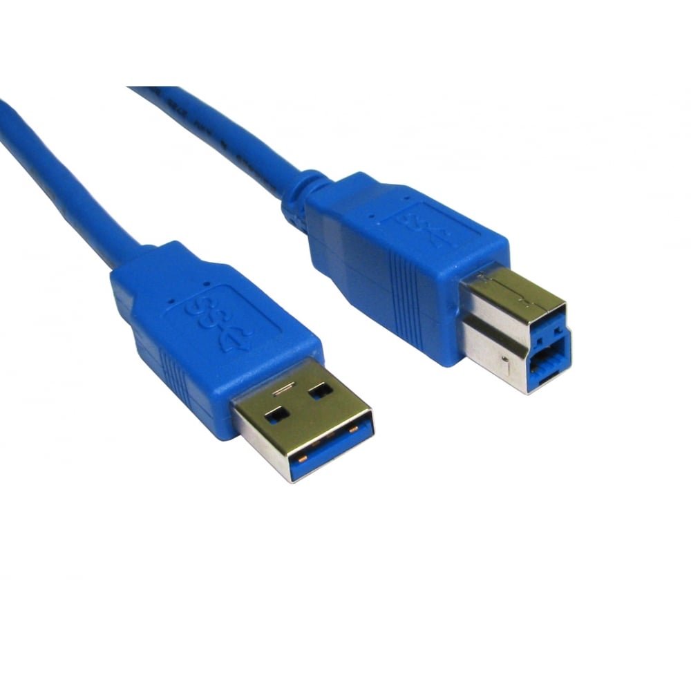 ALIDA SYSTEMS - 3m USB 3.0 A Male to B Male Cable - 2 Metre. - Super Speed - USB 3.0 supports data transfer speeds of up to 5Gbps*