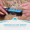 FURminator 2-in-1 Doodle Grooming Tool for Dogs, 1 Count, Dematting Tool with Comb for Mats, Tangles & Maintenance on Curly, Long, Silky & Wiry Coats
