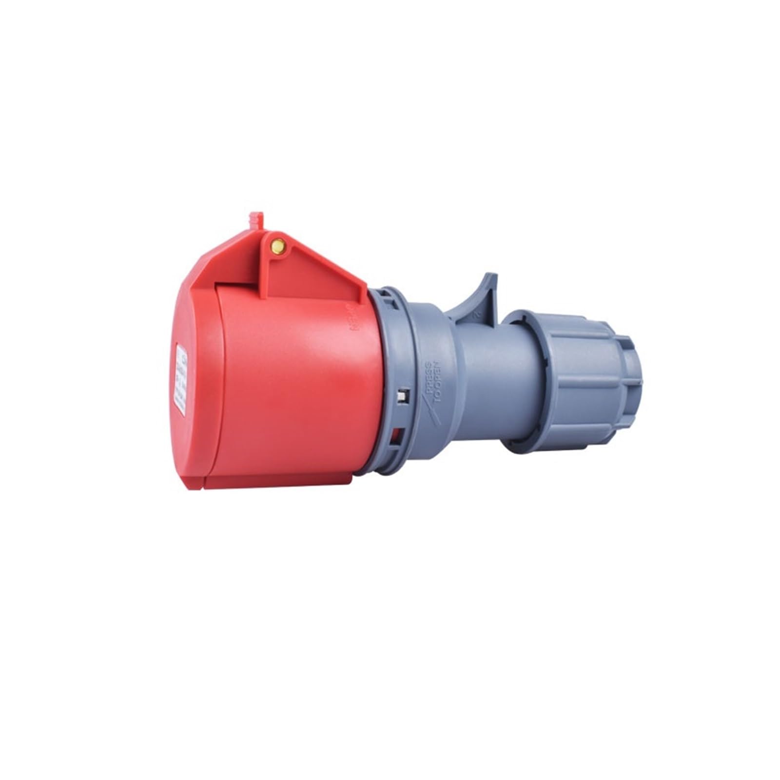 MUYTQAERG IP44 Industrial Plug and Socket 16A/32A 3P 4P 5P Waterproof and Explosion-Proof Coupler Panel Wall-Mounted(32a-coupler)