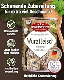 DREISTERN Würzfleisch 400g I Mit Hähnchen- & Schweinefleisch I Herzhaftes Fertiggericht in recyclebarer Konservendose I Lange Haltbarkeit dank natürlicher Konservierung I Hausmacher Qualität