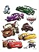 1art1 Cars Sticker Adhésif Mural Autocollant - 2, Flash McQueen, Holly Shiftwell, Martin Et Leurs Amis (65 x 42 cm)