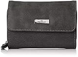 Kein Henkel, kein Tragegurt TOM TAILOR Portemonnaie Damen Elin, Blau (Schwarz), 4x10x14 cm, Tom Tailor Geldbörsen Damen, Geldbeutel
