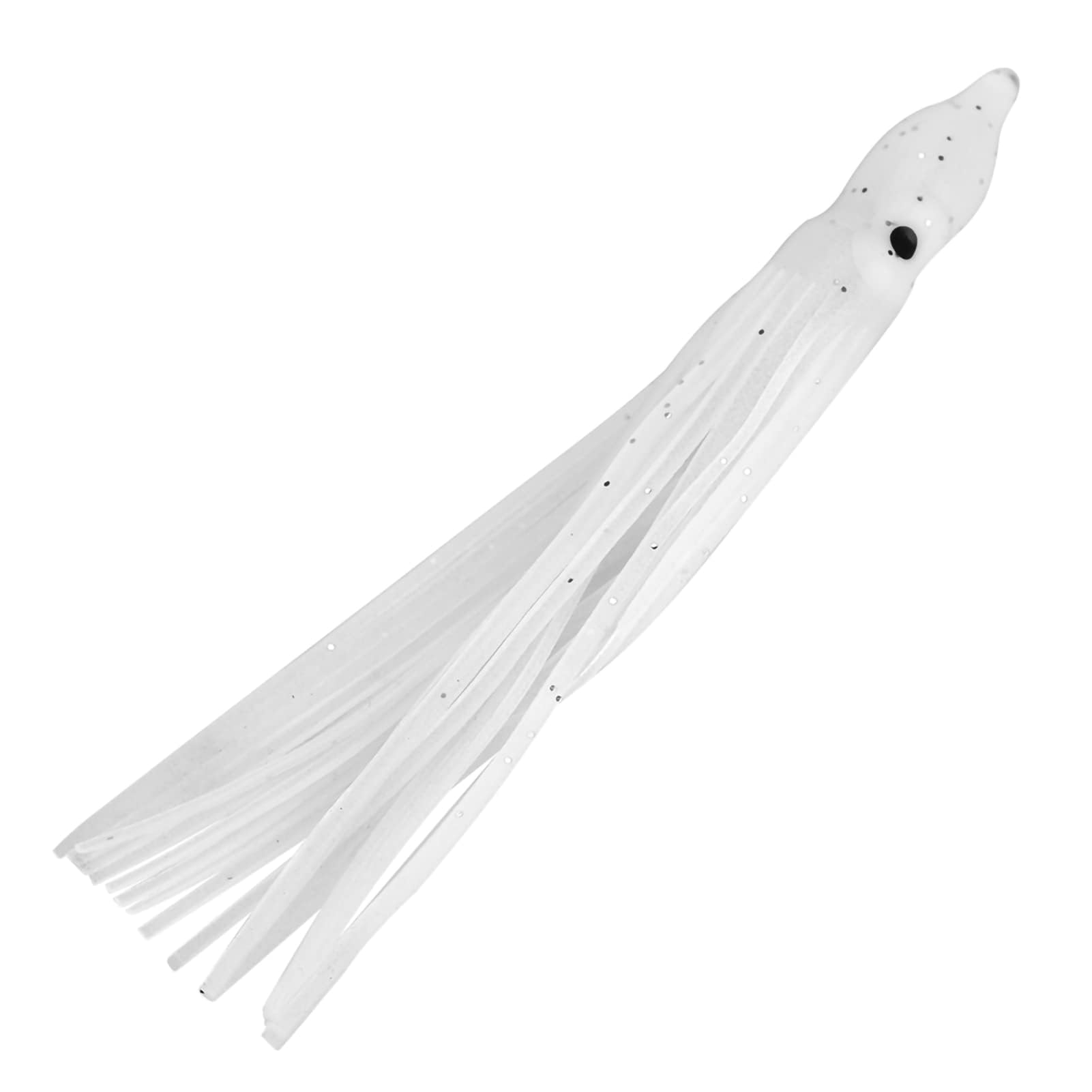 Alomejor 10Pz/Borsa Richiamo di Pesca in Gomma Mini-Size Calamari Forma Polpo Esca per Attrezzi da Pesca All'aperto