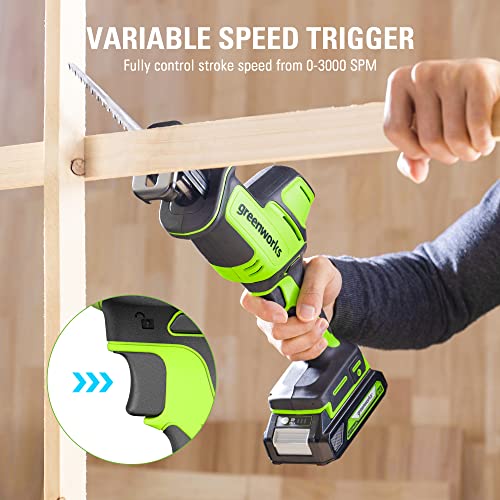 Greenworks 24V Compact Reciprocating Saw
