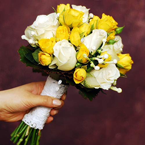 Corsage Boutonniere Pins Teardrop Pearl Head Pins Wedding Bouquet Pins White Straight Head Pins For Diy Crafts Jewelry Making Sewing Wedding Flower Decorations (100 Pieces With 1 Box) #TOP1