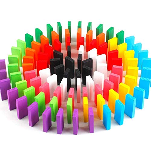 Image of AEXONIZ TOYS 100 Piece Wooden Building Blocks Toy for Kids,Block Game for 3-8 Years Old Kids Boys & Girls,Random Color ( Block Toys for Kids )
