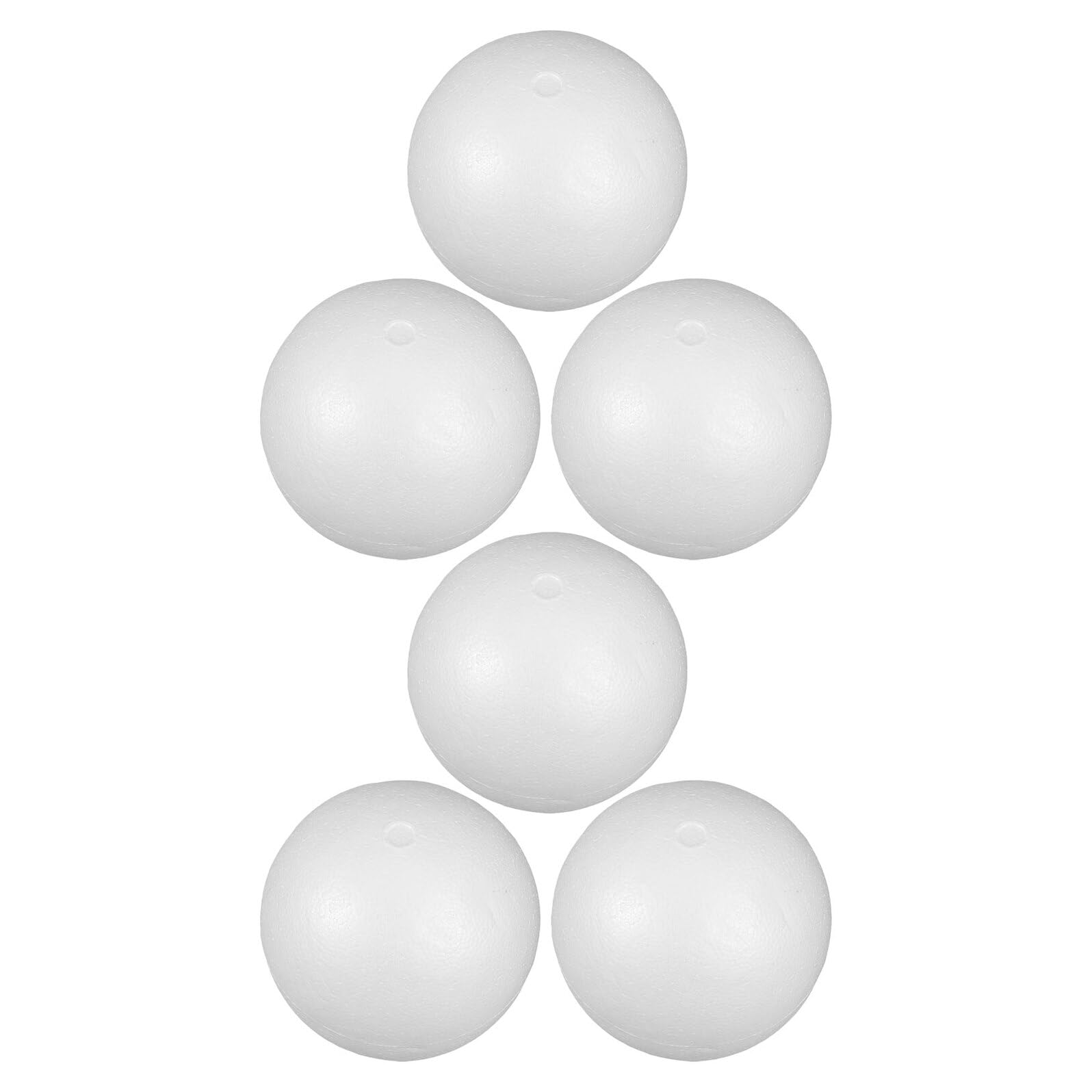 Boules de mousse en polystyrène blanc 12 cm Mipcase pour loisirs créatifs