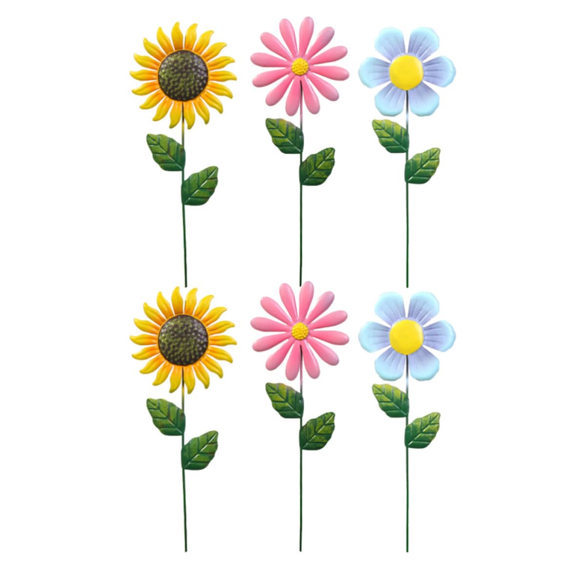 Estacas de metal para jardín Mipcase decorativas, ideales para dar vida a patios y balcones