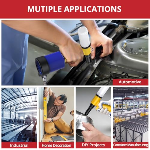 JUSTOOL Heavy Duty Pneumatic Rivet Gun 3916lbs Air Rivet Gun-3/32