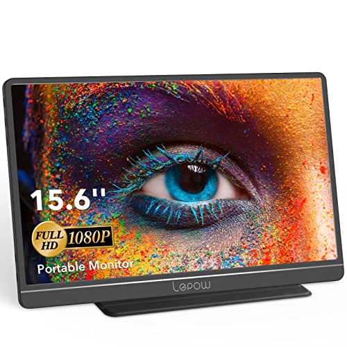 Portable 15.6' E5 Gamut Monitor with 106% sRGB Screen by Lepow