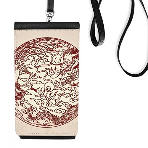 Porte-monnaie dragon chinois pour smartphone lors de vos sorties en ville