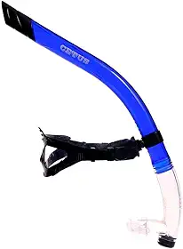 Respirador Snorkel Frontal de Natação Cetus Aires Pro - Azul