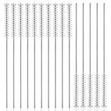 20 Stück Hörgeräte-Reinigungsbürsten, Reinigungsbürste Edelstahl Hörgeräte Reinigungsset Kleine Reinigungsbürste Nylon Reinigungsbürsten für Hörgeräte, Ohrstöpsel und Kopfhörer