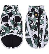 Nobleza - Winddicht Hundemantel Winter, Warme Hundejacke mit Reflektierenden Streifen, Hundemante...