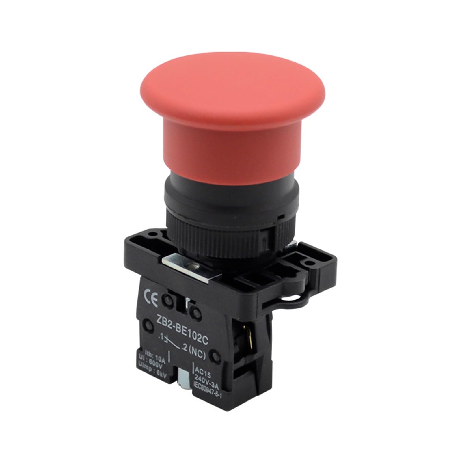 XB2-EC42 grzyb przełącznik przyciskowy klasy przemysłowej normalnie otwarty automatyczny 1 szt. (__PLACEHOLDER_BRAND_10__ __PLACEHOLDER_BRAND_10__ __PLACEHOLDER_BRAND_10__ )