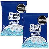 Colombina Menta Helada Caramelos Refrescantes | Pack de 2 Bolsas de 100 Unidades Cada Una | 200 Caramelos de Menta Intensamente Refrescantes | Dulces Clásicos para Compartir