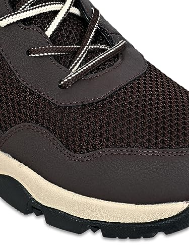 Image of Allen Cooper Men's Sports Trekking & Hiking,Biking,Walking Shoes with Rubber Outsole & Memory Foam Insole Lace-Up Shoes for Men's(ACSS-252|Black|Beige|LightGrey Size-6,7,8,9,10)
