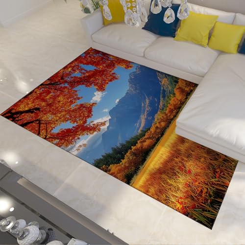 Tapis de décors d'Automne réalistes avec impression haute définition