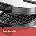 BLACK+DECKER WMB500 Traditional Belgian-Style Waffle Maker, Stainless Steel