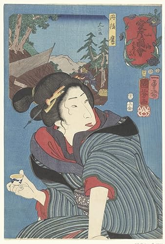 Peinture sur Toile Nordique Utagawa Kuniyoshi Décoration Chambre 60x90
