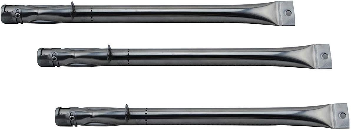 BBQ Grillware GGPL-2100, GGPL2100, GSC2418, GSC2418N, Charmglow 810-2320, 810-2320-B, Brinkmann 810-2320, 810-2320-B & Master Forge GGP-2501, SLG2007A (3-Pack) Stainless Grill Burner