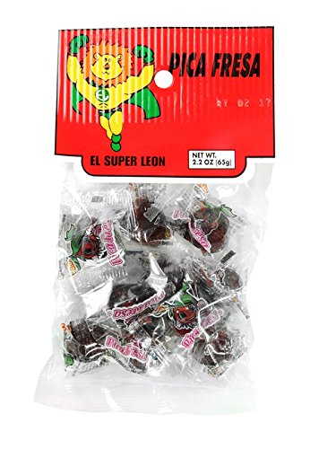 El Super LeonPeg Pica Fresa, 12 Count (SUGAR CANDY - ETHNIC)