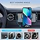 CINDRO Handyhalterung Auto, [Upgrade Militär-Klasse Hakenclip] Handyhalter 360° Drehbar Lüftung Kfz-Handyhalterung EIN-Knopf-Release Autohalterung Handy für iPhone Android