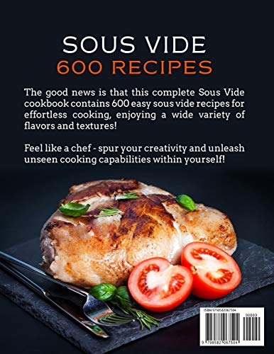 Independently Published 9798582067504 Sous Vide Cookbook For Beginners 600 Recipes: Effortless Everyday Meals To Make At Home thumb #1