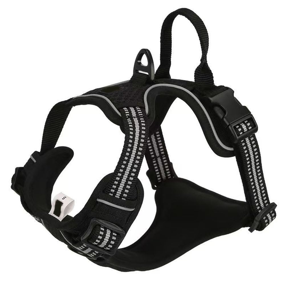 Este arnés antitirones está diseñado específicamente para Beauceron. Cuenta con un asa y un diseño Tipo Chaleco Reflectante Ajustable. Black S