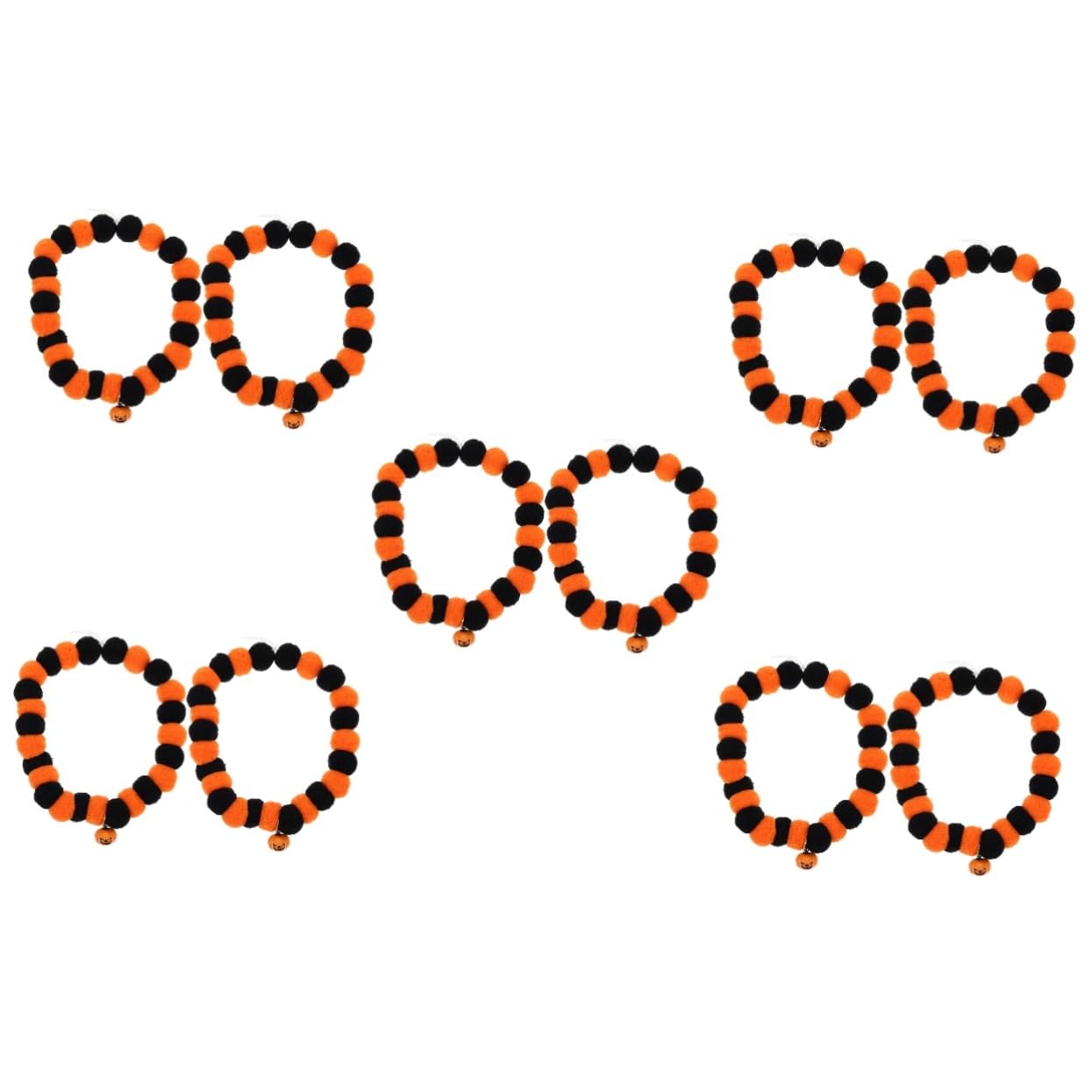 Sosoport 10stücke Verstellbares Katzenhalsband Mit Glöckchen Und Kürbisdesign Waschbar Für Halloween-Partys Geeignet Komfortabel Und Hautfreundlich Für Katzen Und Kleine Hunde