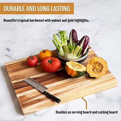 Thirteen-Chefs-Cutting-Boards-Large-Lightweight-24-x-18-Inch-Acacia-Wood-Chopping-Board-for-Plating-Appetizers-Charcuterie-and-Kitchen-Prep-Portable-Cooking-Accessories