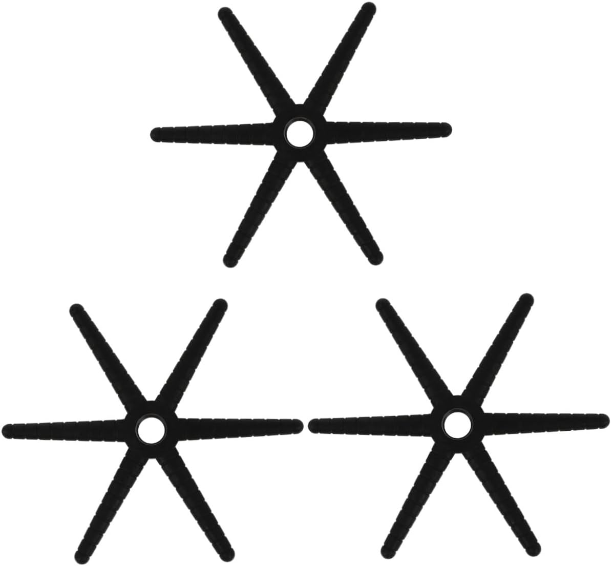 jojofuny 3pcs Cup Rinser Head Replacement Bar Kitchen Washer Fitting Snowflake Design for Space Saving