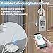 KENRONE Smart Outdoor Key Lock Box, Fingerprint/Tuya APP/Password/Emergency Key Unlocked, APP Wireless Remote Unlocking, Smart Home Keys Car Key Box