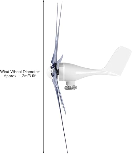 Miniatura 4 de Kit de generador de viento de 800 W, máquina de maquinaria industrial de 6 cuchillas, turbinas eólicas profesionales, generador de molino de viento
