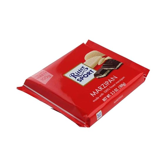 Ritter Sport Marzipan 100 g (Pack of 8)