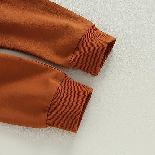 Lucikamy Toddler Baby Boy Halloween Outfit Long Sleeve Ghost/Pumpkin Sweatshirt Tops Elastic Pants 2Pcs Fall Winter Clothes thumb #6