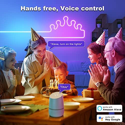 BASON LIGHTING Tira LED RGB+IC 3 metros con control por voz miniatura 2