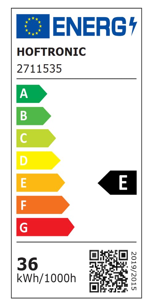 HOFTRONIC - Lot de 2 Q-Series - Réglette LED 120cm - IP65 étanche - 36W 4320 Lumen - 6500K Blanc Froid - IK08 - Connectable rapide - Pour Sous-sol, Garage, et l'entrepôt - Lampe Fluorescente