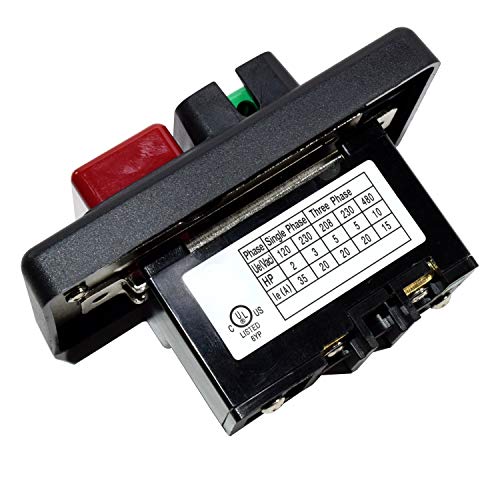 Hqrp On/Off Switch Compatible With Rockwell Delta Craftsman Jet Sterling Powermatic Milwaukee Woodstock D4157 Table Saw, Router Table, Drill Press, Bench Saw 110/220 Volt [Ul Listed] #TOP2