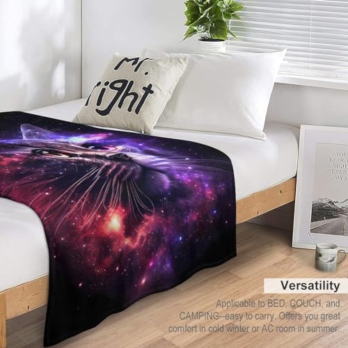 Couverture canapé chaude et douce en flannel premium Star Chat