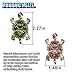 LHDOS 2PCS Bling Tortoise Car Air Vent Clips, Crystal Rhinestone Auto Air Conditioning Outlet Clip, Cute Turtle Car Vent Decorative Clip, Auto Interior Decoration Charm for Women (Tortoise)